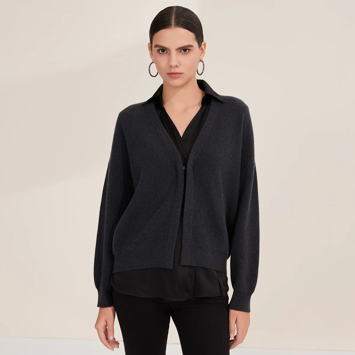 SoftKnit Button Cardigan