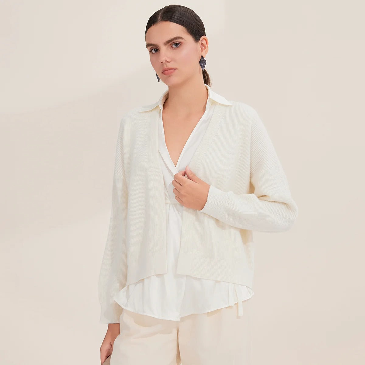 SoftKnit Button Cardigan